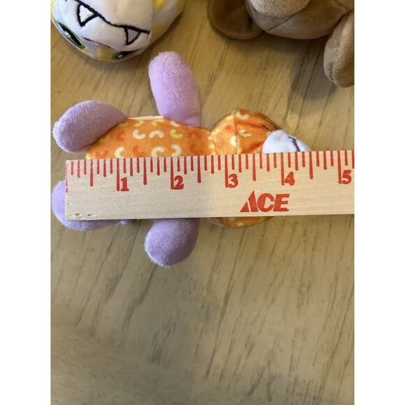 Lot Of 4 Cutetitos Fruititos Fox calico Cat mac cheese goldito bat Bean Plush - Picture 11 of 15